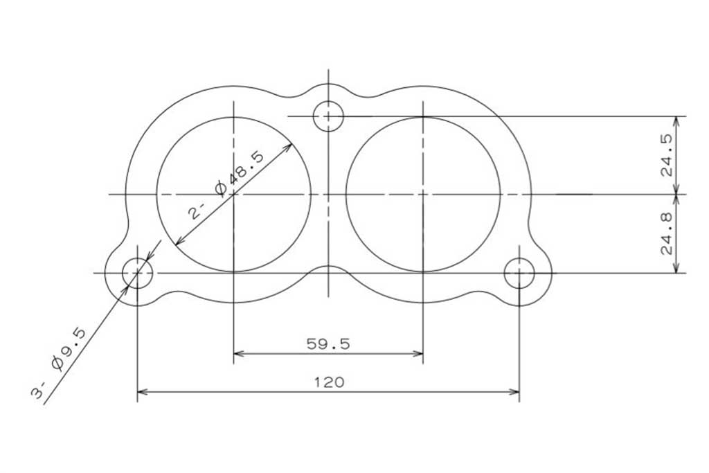 080-35098 板ガスケット Plate Gasket|FUJITSUBO 藤壺技研工業株式会社