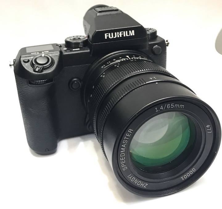 Mitakon Speedmaster 65mm F1.4 for Fujifilm GFX coming First Half