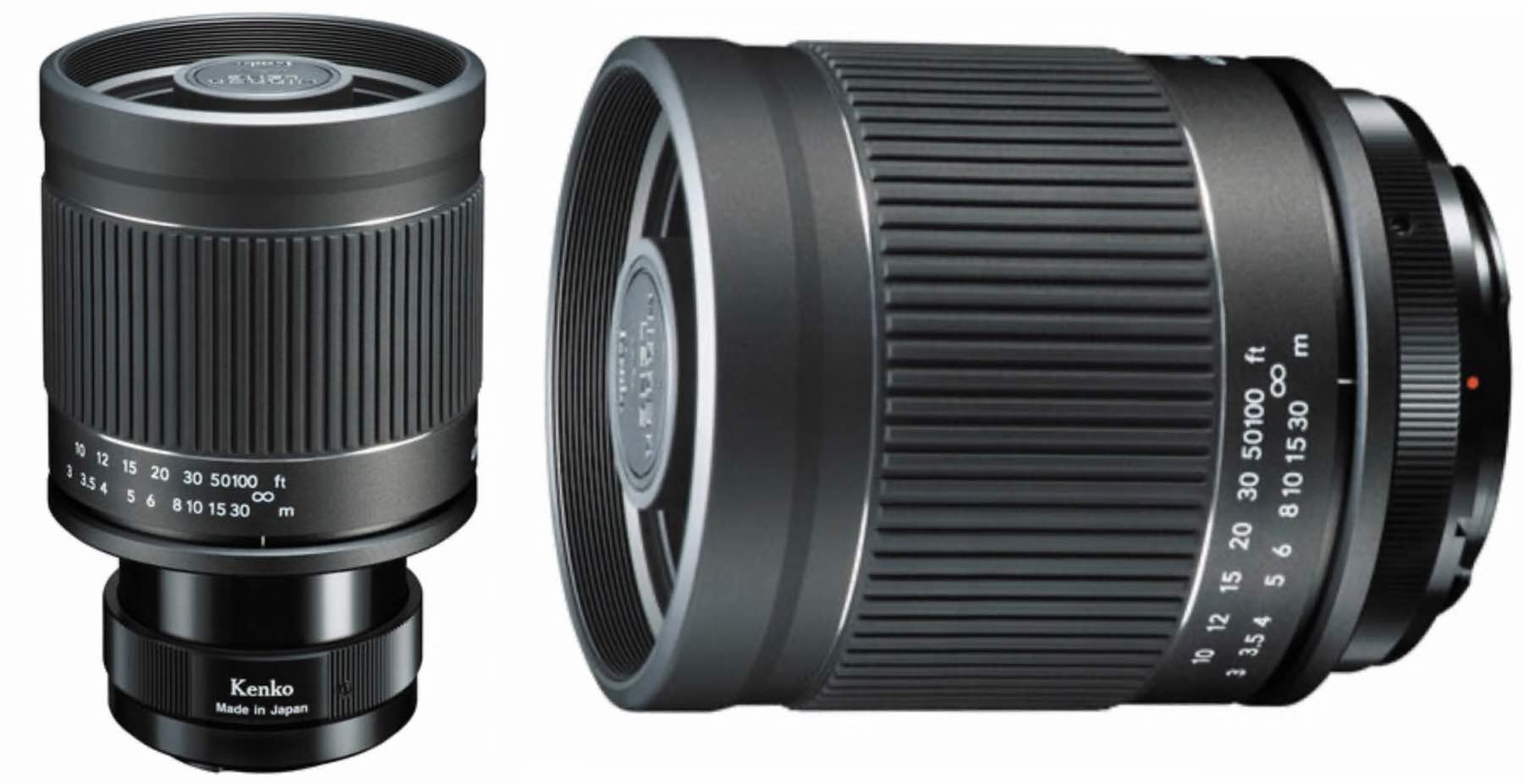 Kenko 400mm F8 IIS Mirror Lens for Fujifilm X Officially Announced