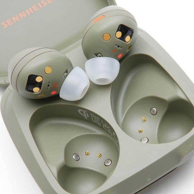 SENNHEISER MOMENTUM Sport Olive [MSPORT1 Olive] AB+ランク 中古