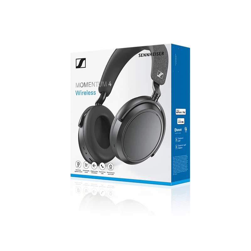 SENNHEISER MOMENTUM 4 Wireless BLACK [M4AEBT BLACK] 新品｜フジヤ