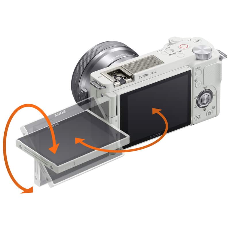 SONY VLOGCAM ZV-E10 パワーズームレンズキット ホワイト ZV-E10K W