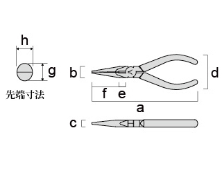 ミニテックピンセットラジオペンチ – フジ矢 株式会社 – ペンチ