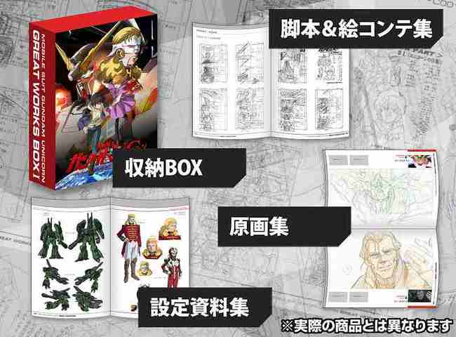 機動戦士ガンダムUC GREAT WORKS 完全設定資料集 BOX I episode1～3
