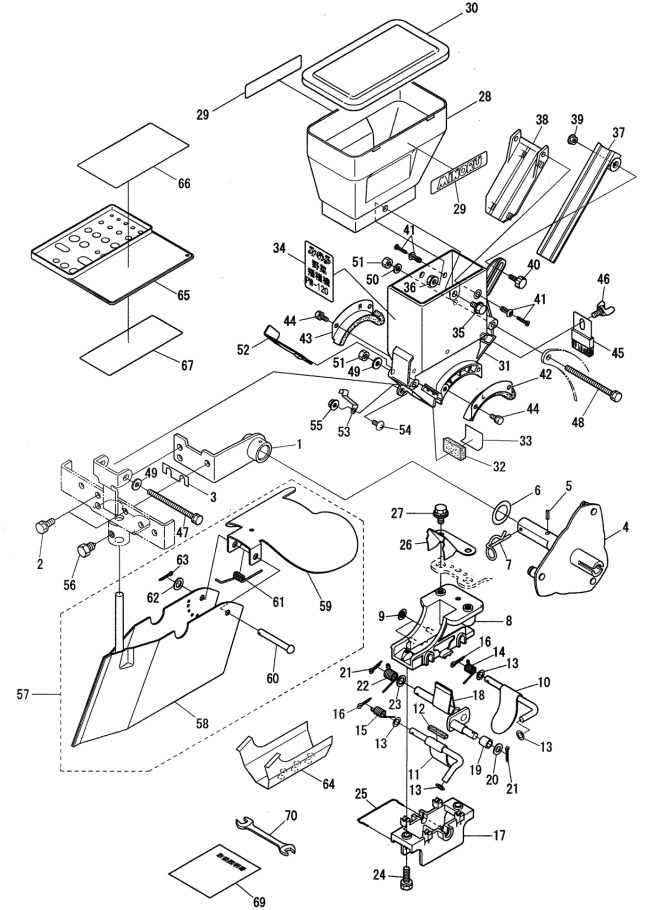 みのる産業 PW-121専用 【部品No;28 ホッパー】 商品詳細｜株式会社