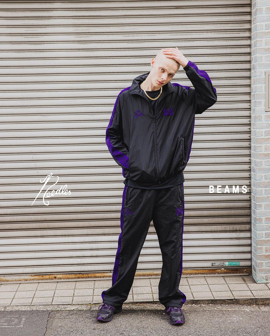 NEEDLES × BEAMS 別注 サッカーウエアからインスピレーションを得た