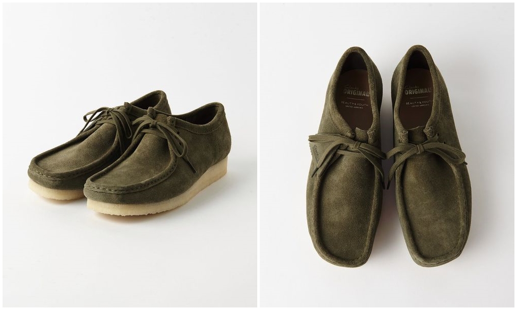 2024年 8月下旬 発売】BEAUTY&YOUTH × CLARKS ORIGINALS 別注 WALLABEE
