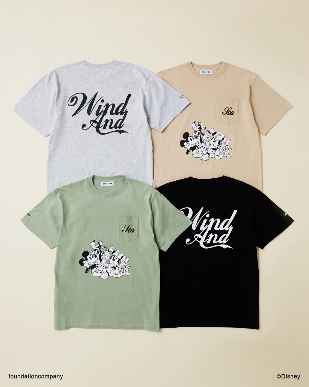 1/14 発売】WIND AND SEA “Disney Mickey&Friends Collection” (ウィン