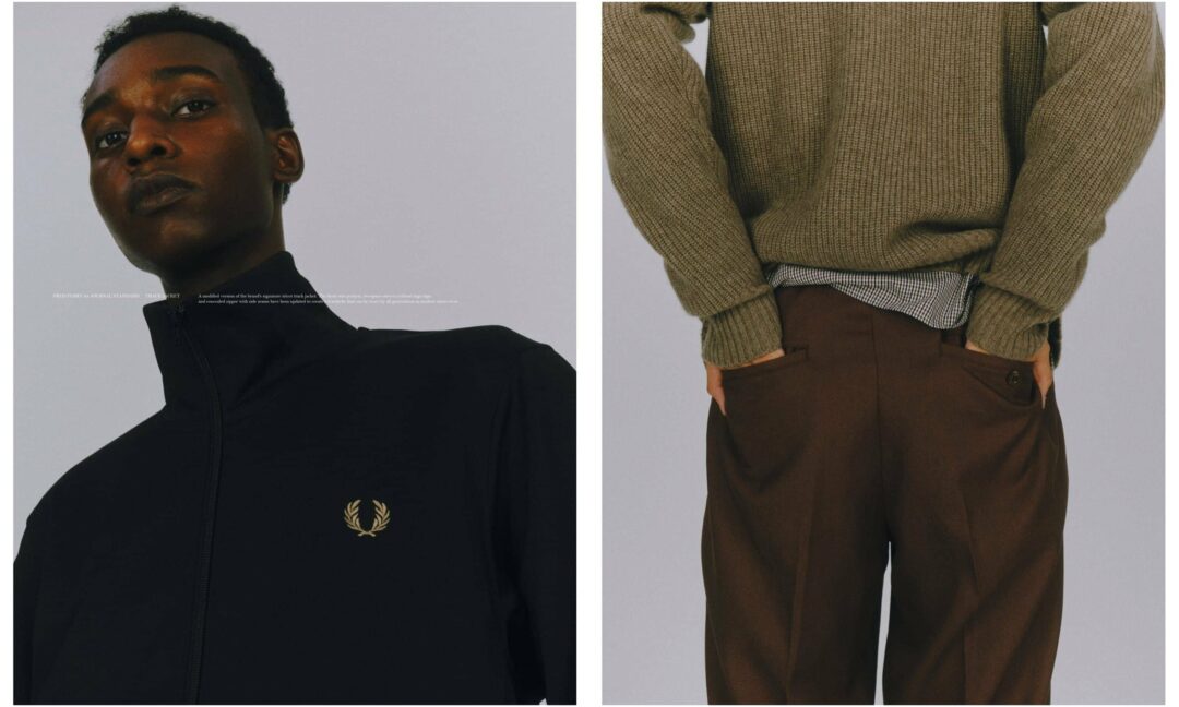 JOURNAL STANDARD × FRED PERRY 別注 Track Jacket/Tennis Trousersが