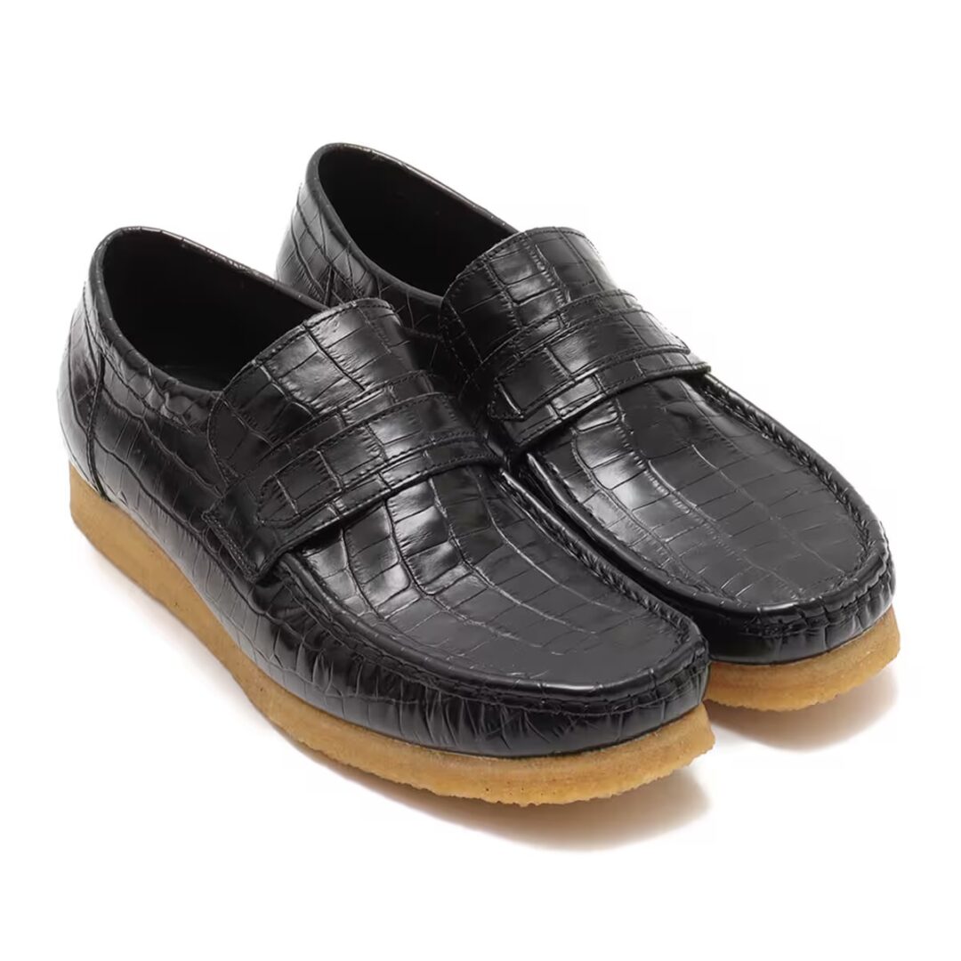 CLARKS WALLABEE LOAFER “Black Croc” (クラークス ワラビー