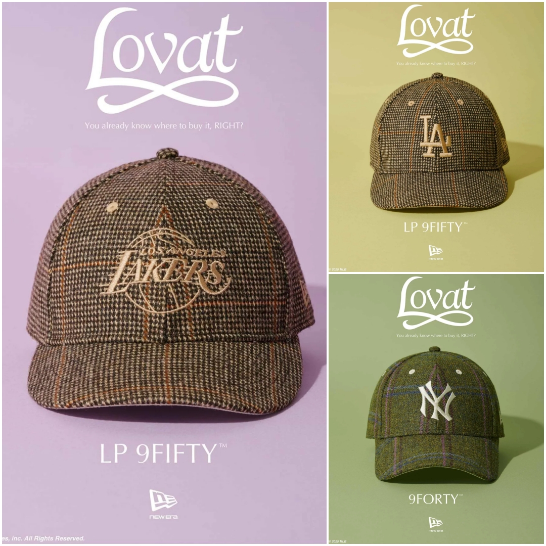 Lovat社」ツイードを採用したJOURNAL STANDARD × New Era 2025 FW 別注
