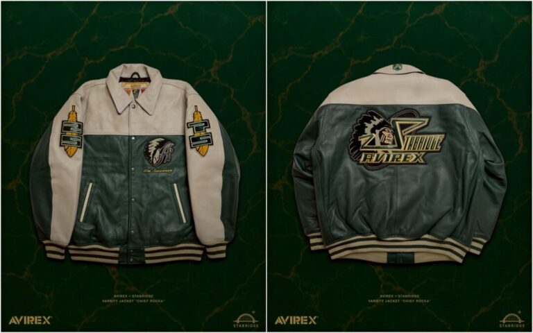 AVIREX × STABRIDGE “VARSITY JACKET CHIEF ROCKA”が2025年 12/27 発売