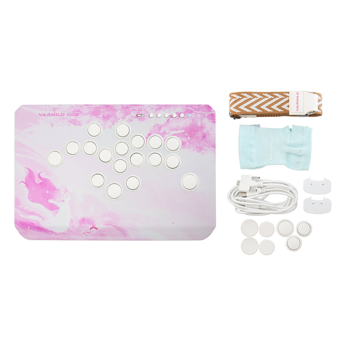 VARMILO HA10(破天) 桜 格闘ゲーム用レバーレスアーケード