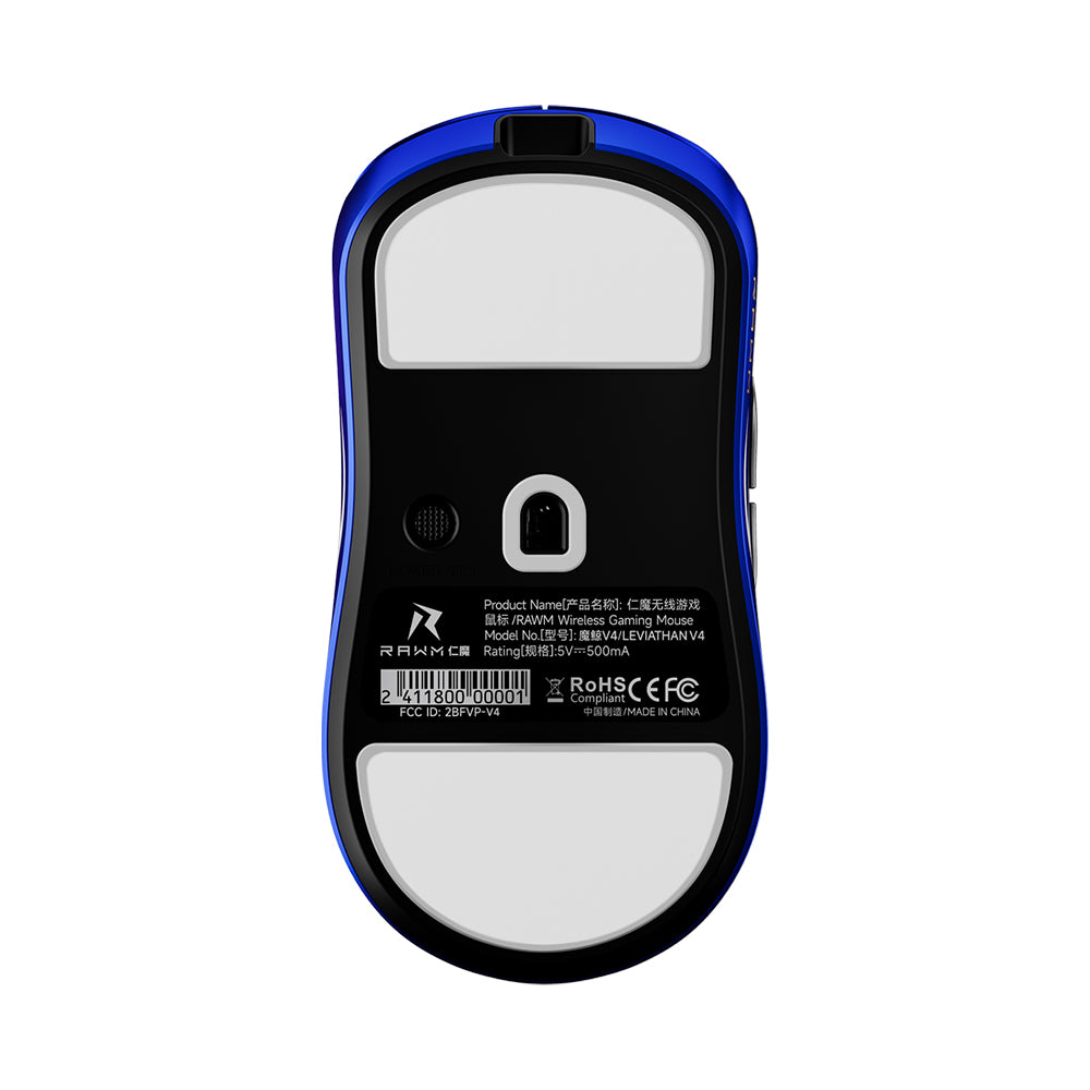 RAWM LEVIATHAN V4 Dual 8K Lightweight Wireless Gaming Mouse (Blue