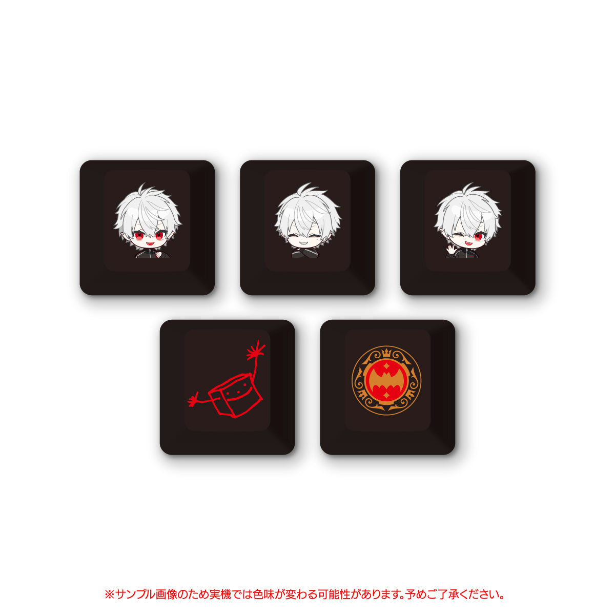 にじさんじ × ふもコレ キーキャップセット 葛葉｜ふもコレ(Fumo