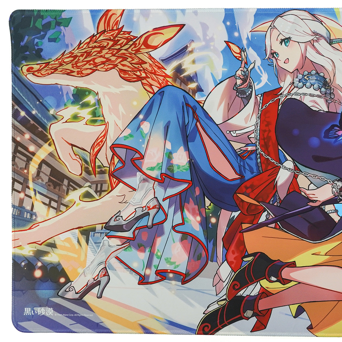 ふもコレ × 黒い砂漠 ゲーミングマウスパッド メグ＆ウサ 2XL｜ふも