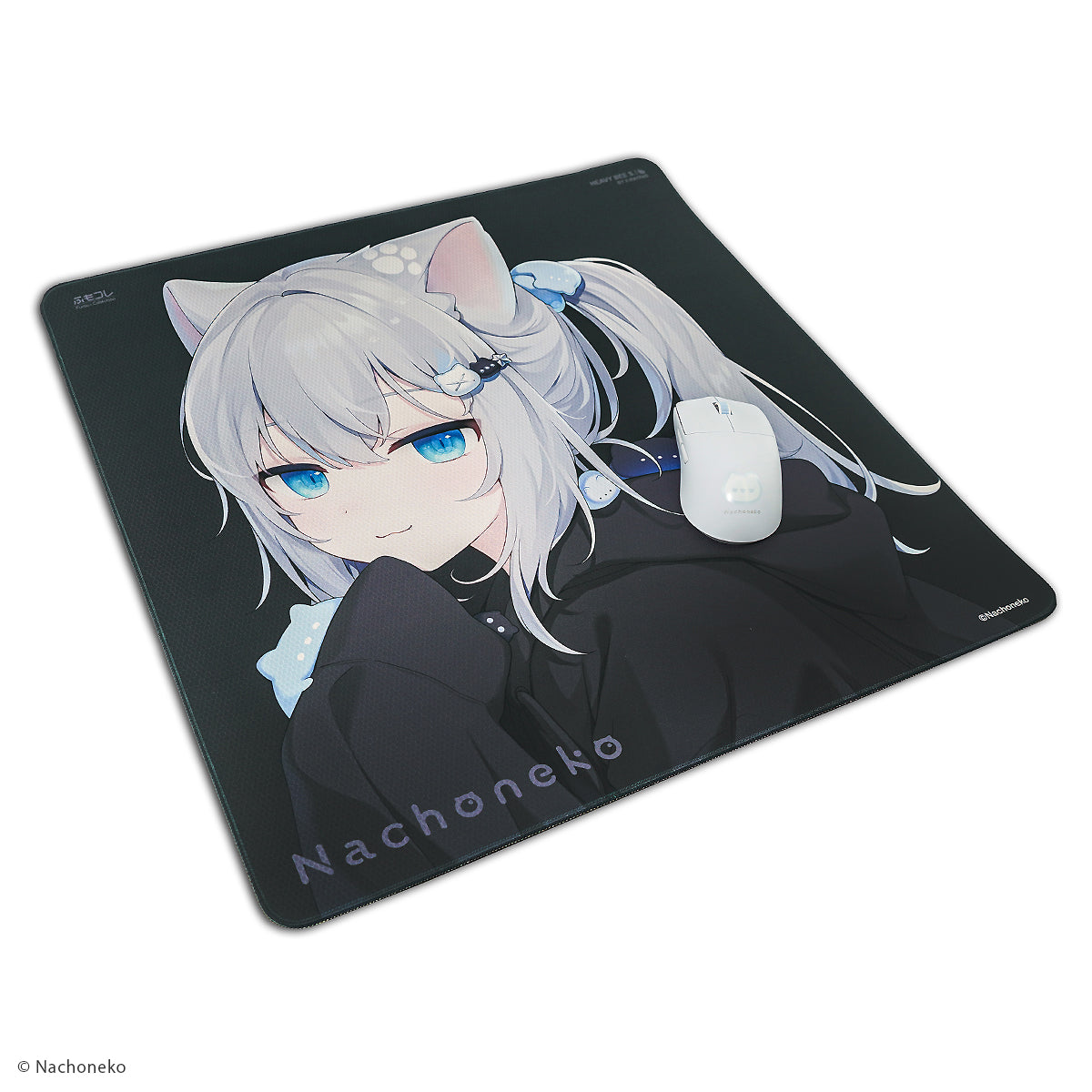 Nachoneko × ふもコレ ゲーミングマウスパッド Black (ベースモデル X