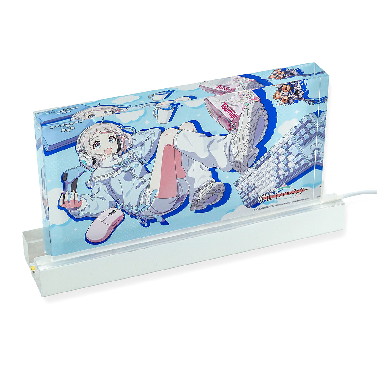 ふもコレ × 学園アイドルマスター LEDスタンド付きアクリルブロック