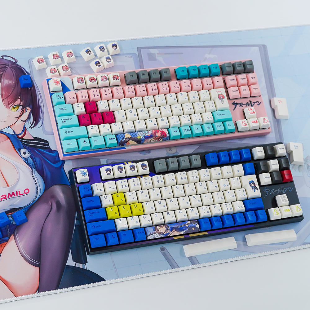 アズレン×ふもコレ キーボード ボルチモアモデル ジャスミン軸VARMILO