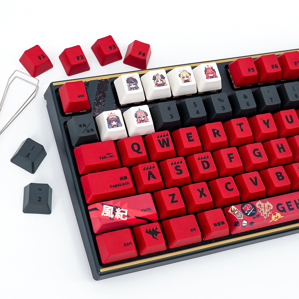 ふもコレ×ブルーアーカイブ キーキャップセット ゲヘナ学園 C｜ふも