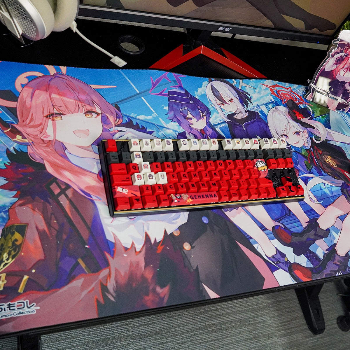 ふもコレ×ブルーアーカイブ ゲーミングマウスパッド 便利屋68 2XL