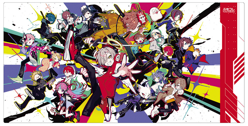 ふもコレ × CRAZY RACCOON ゲーミングデスクマット 2XL｜ふもコレ(Fumo