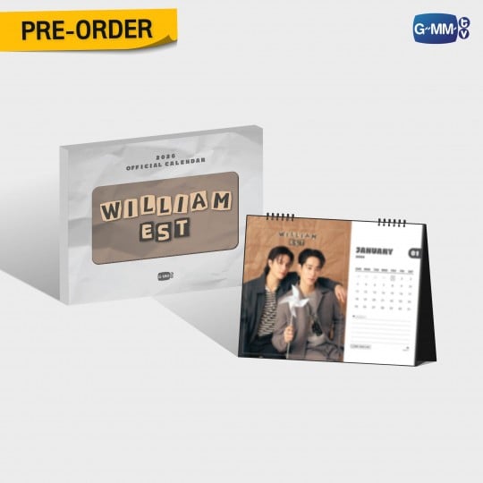 GMMTV - WILLIAMEST OFFICIAL CALENDAR 2026 + GMMTV GIFT (Exclusive