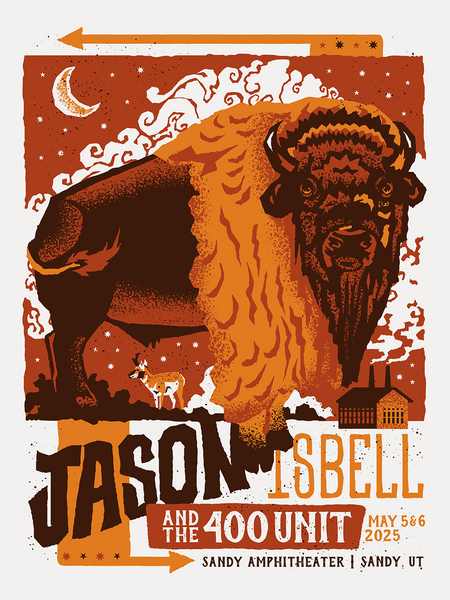 JASON ISBELL and the 400 Unit - Sandy 2025 Poster | Furturtle Show