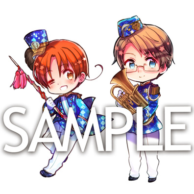 ヘタリア キャラクターソングCD The BEST Vol.1」のジャケットイラスト