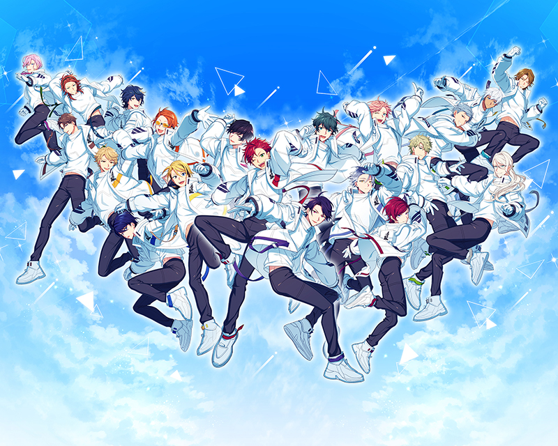 エリオス エリオス あんスタコラボ 缶バッジ ブラッド ブラッド