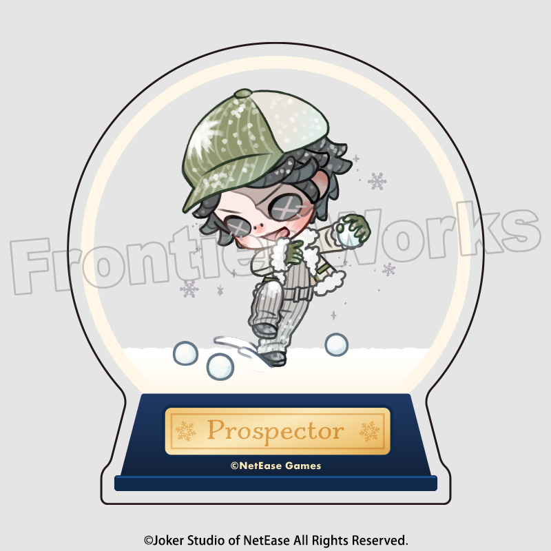 Identity V 雪まつり2025 グリッターアクリル 探鉱者 - フロンティア