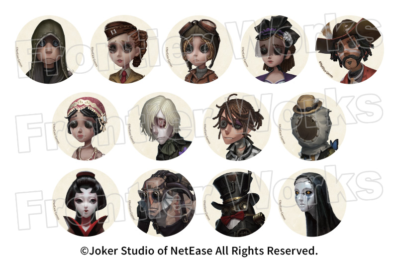 Identity V ＜RE:シリーズ＞ トレーディング缶バッジ 設定画Ver. Vol.2