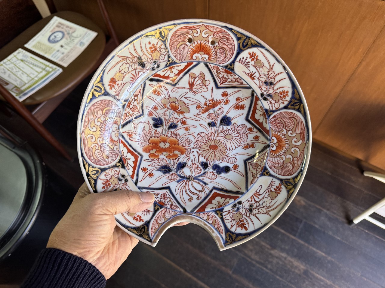 ギャラリー安原 / 「M夫妻のコレクション」 古伊万里色絵 花束文髭皿
