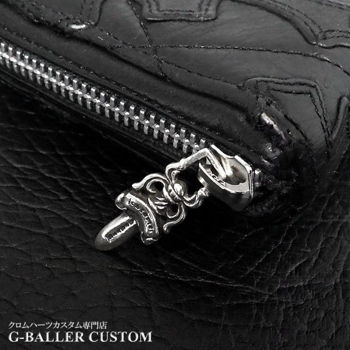 クロムハーツ 財布 修理 ジップウォレット ファスナー 修理 加工