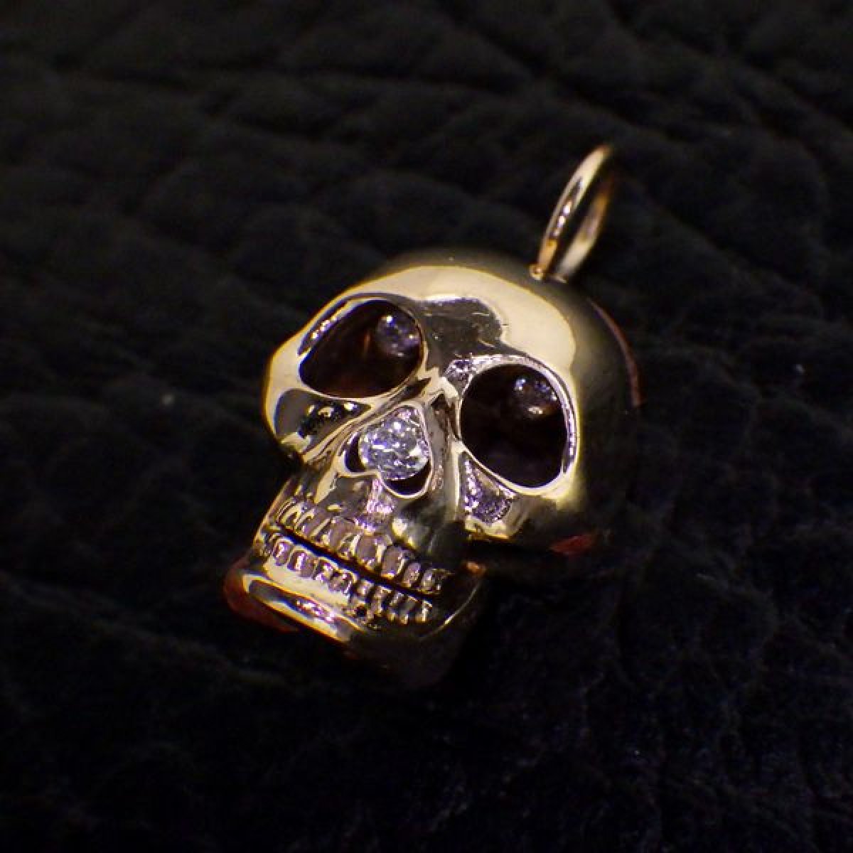 SJX クレイジースカル チャーム アフターダイヤカスタム