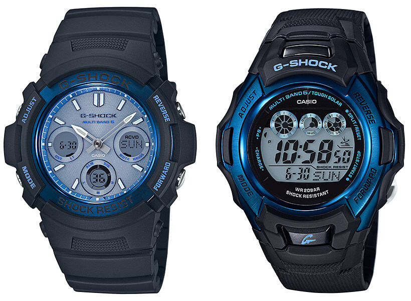 G-Shock AWG-M100SF-2AJR and GW-M500F-2JR Fire Package 2016 - G