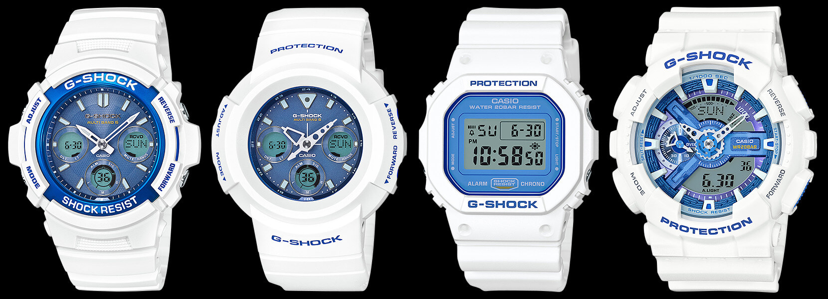 G-Shock White and Blue 'Summer Sky' Series - G-Central G-Shock Fan