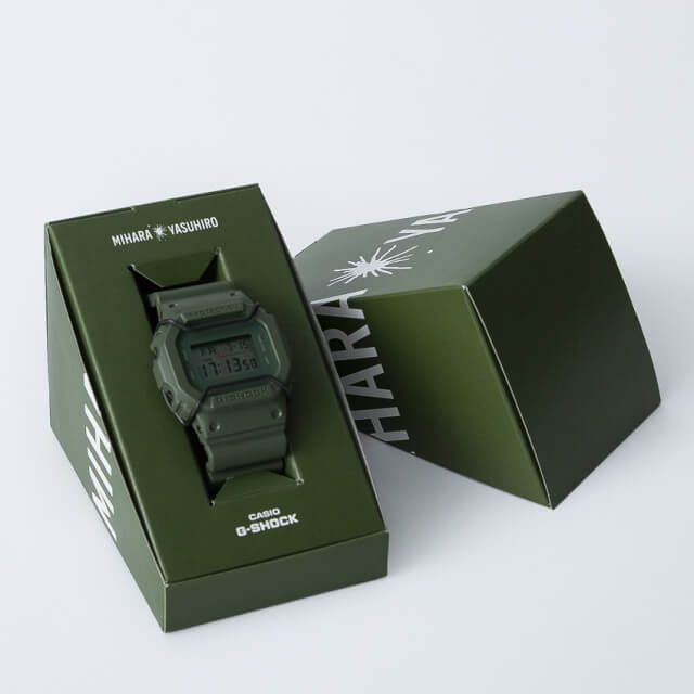 Mihara Yasuhiro x G-Shock DW-5600 Khaki Green Limited - G-Central