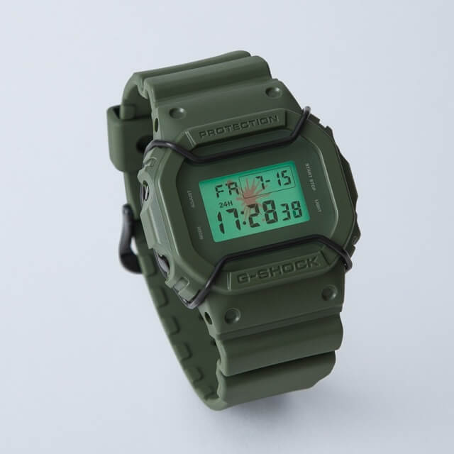 Mihara Yasuhiro x G-Shock DW-5600 Khaki Green Limited - G-Central