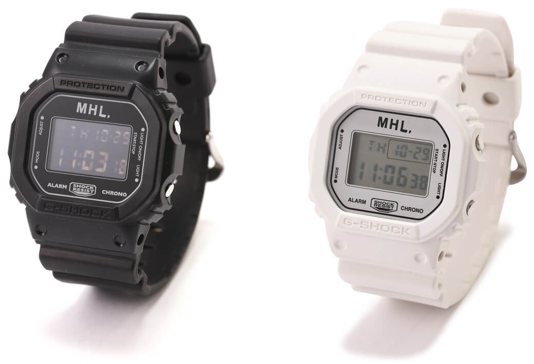MHL x G-Shock DW-5600 Black & White Pair - G-Central G-Shock Fan Site