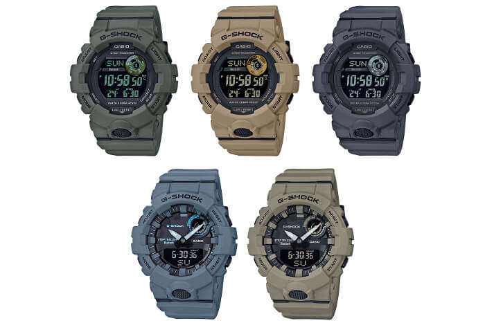 G-Shock G-SQUAD GBA-800UC and GBD-800UC Utility Color - G-Central