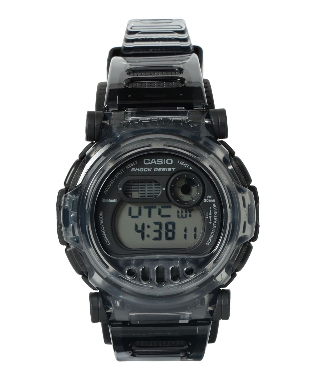 Beams x G-Shock G-B001 with dual bezel structure in black and
