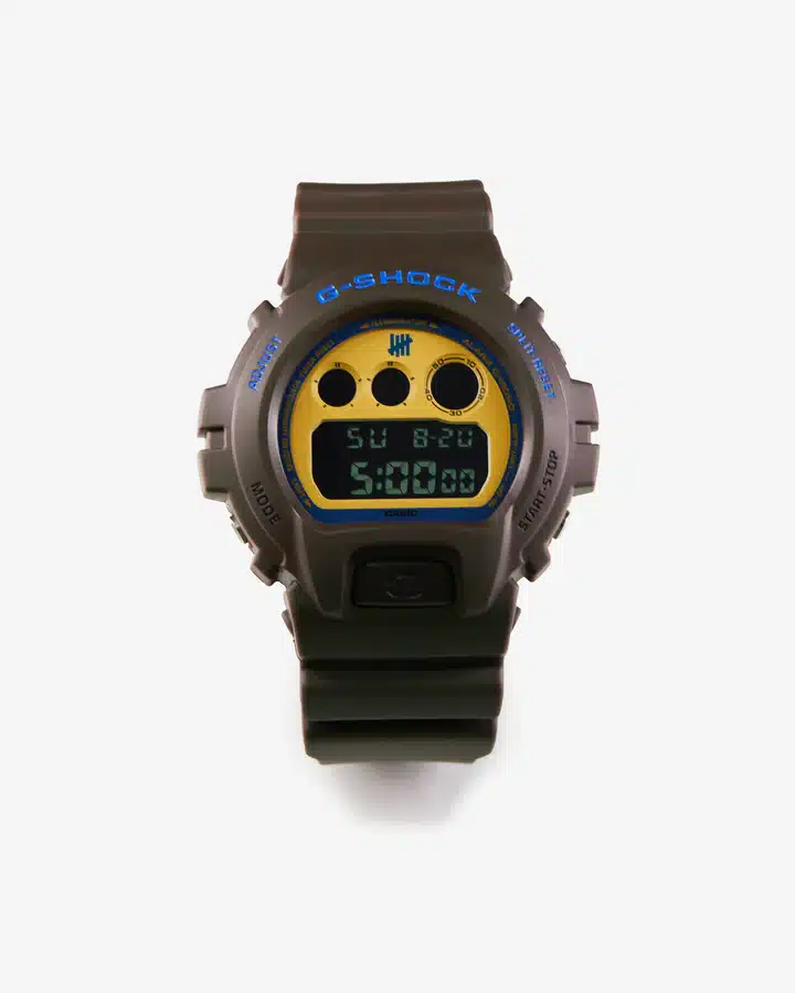 Undefeated x G-Shock DW6900UDCR23-5 collaboration with the sneaker