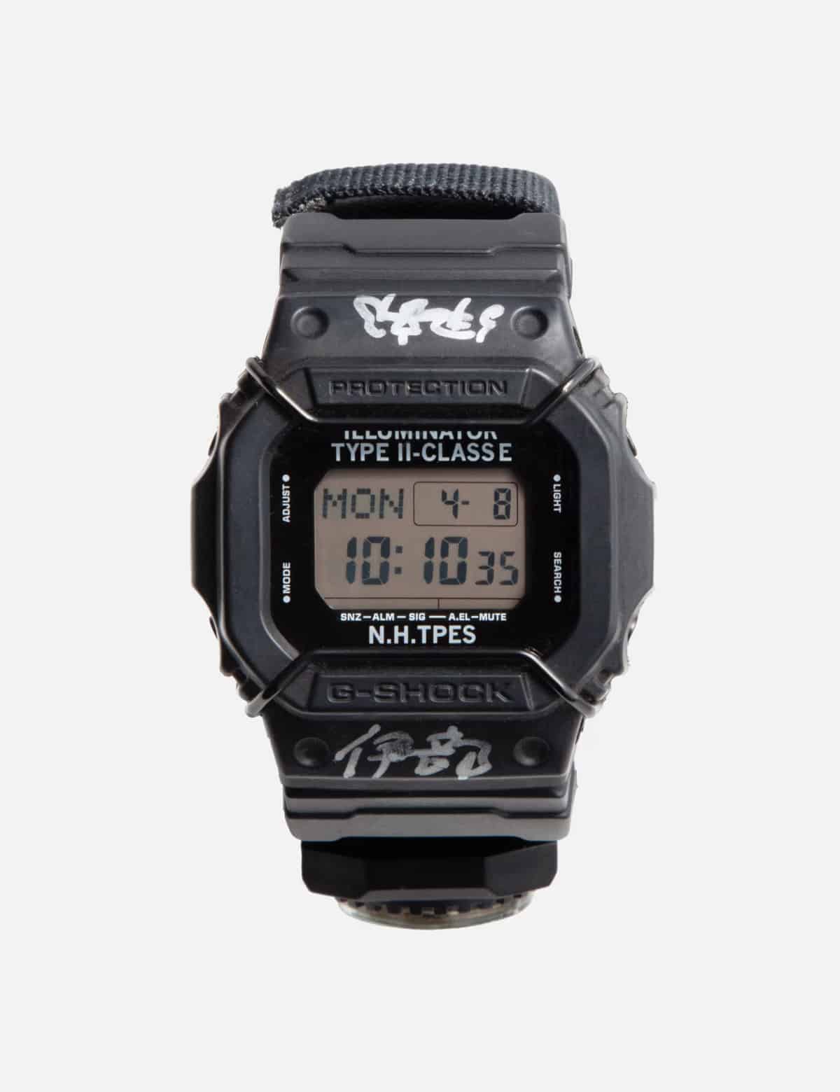 Hypebeast is selling a G-Shock DW-D5600NH-1 signed by Kikuo Ibe