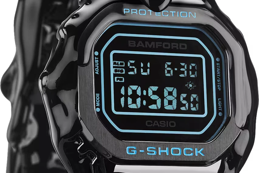 G-Shock's third collaboration with Bamford is the GM-5600BWD-1