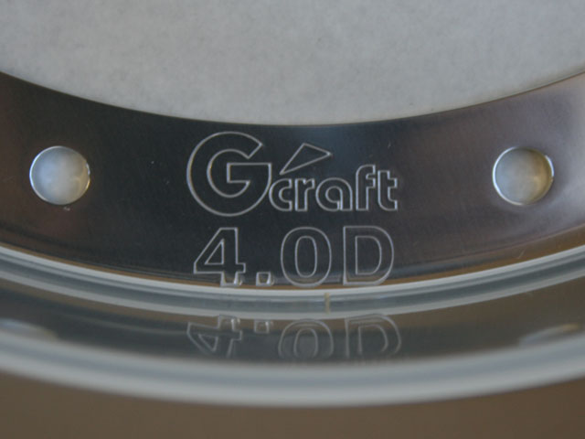 10インチ4.0Jワイドホイール モンキー/ダックスハブ用 1輪分 シルバー