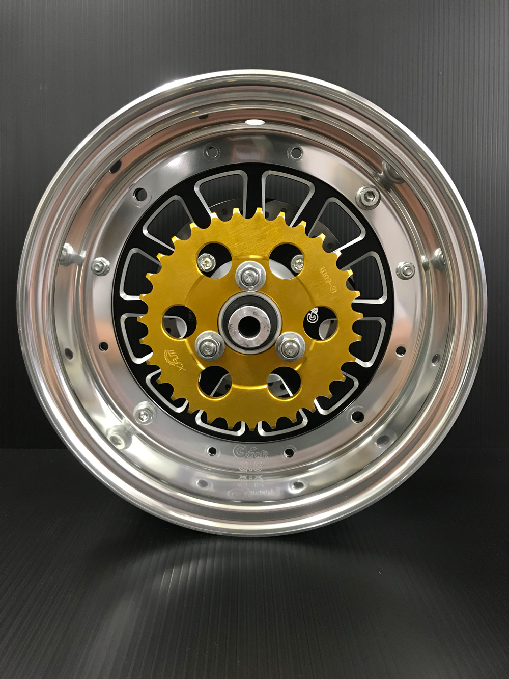 10インチの組み方 ディスク編 （3.5J、4.0J、5.5J） | Gクラフト