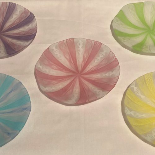 藤田喬平『手吹ヴェニス 銘々皿 2』 - ギャラリーシーズ