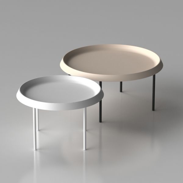 3D HAY Tulou Coffee Tables - 3D Furniture models