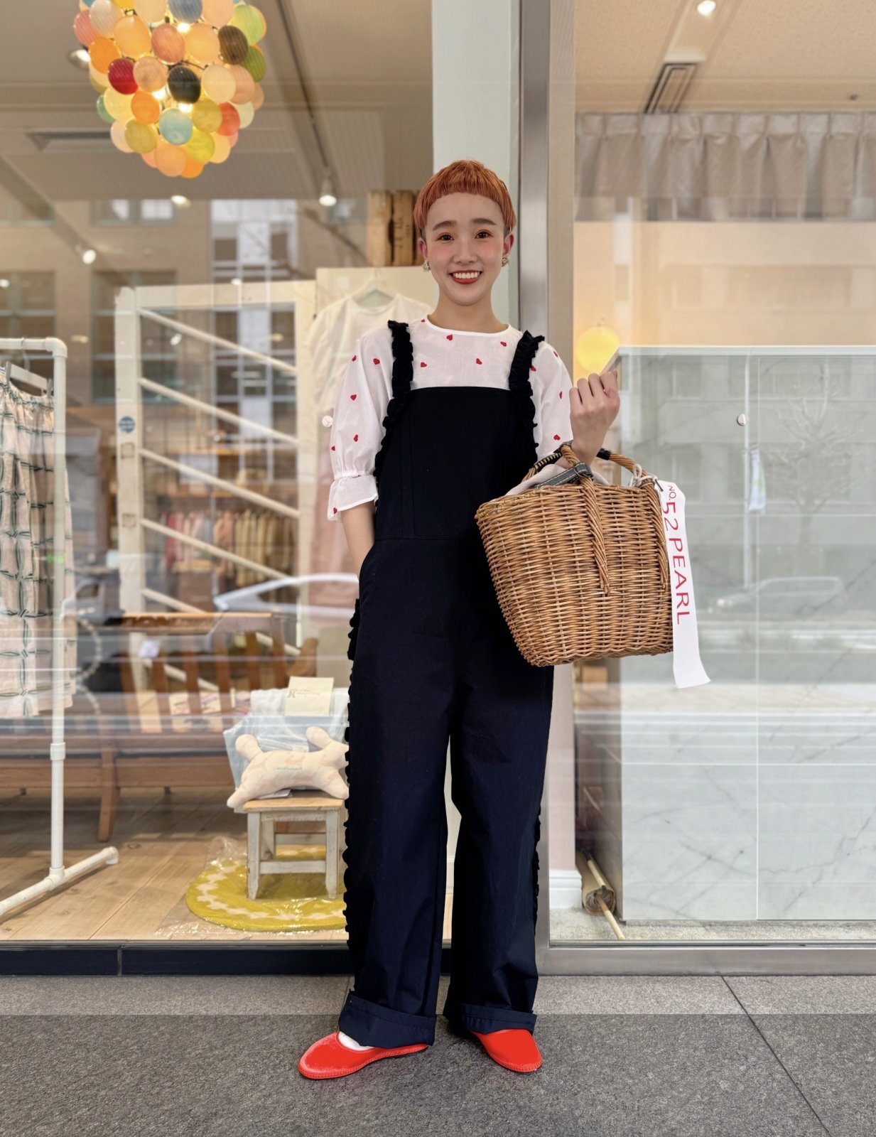 ebagos エバゴス ブライドル トート型かごバッグ